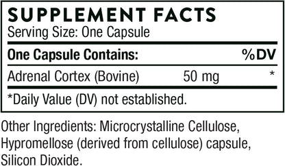 THORNE Adrenal Cortex - Supplement for Cortisol Management - Support Healthy Adrenal Gland Function, Immune System, Stress Management, Fatigue & Metabolism* - 60 Capsules - Nirvana Guru