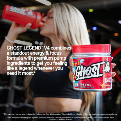 GHOST Legend Pre-Workout Powder, Blue Raspberry - 30 Servings – Pre-Workout for Men & Women with Choline, L-Citrulline, & Beta Alanine for Energy & Focus Nirvana Guru