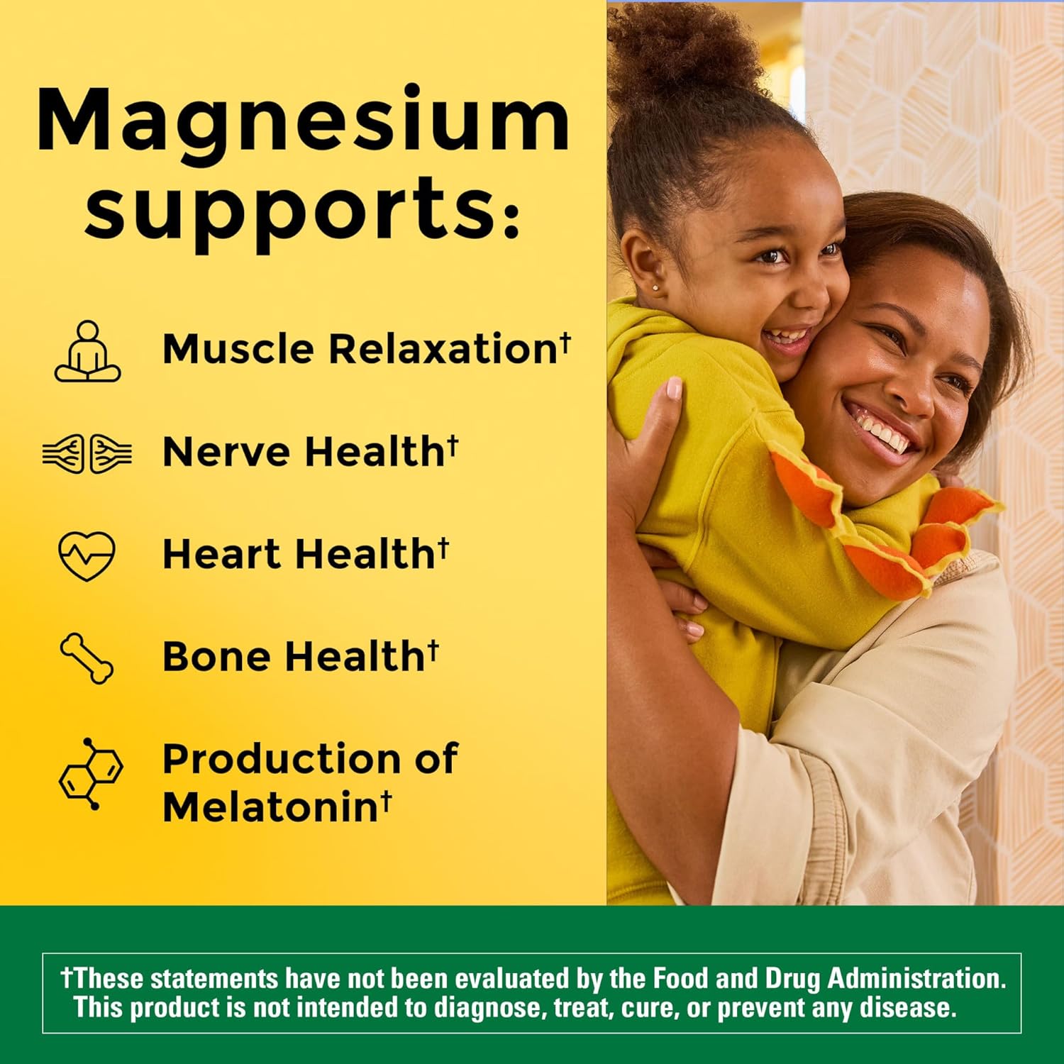 Nature Made High Absorption Magnesium Glycinate 300mg per 3 Capsules, Magnesium Supplement for Muscle, Heart, Nerve and Bone Support, 90 Magnesium Bisglycinate Capsules, 30 Day Supply - Nirvana Guru