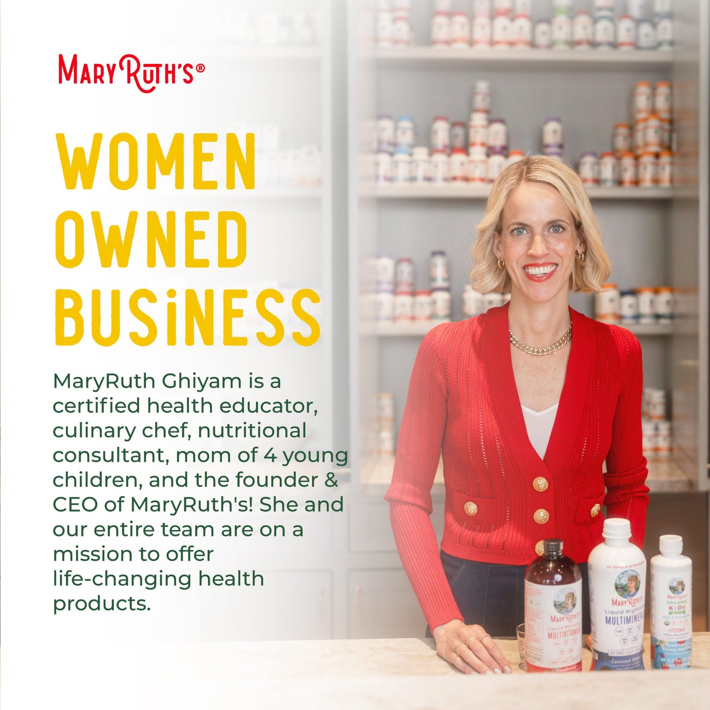 MaryRuth's Liquid Nighttime Multimineral | NO Melatonin | Bedtime Routine | Magnesium Citrate | Calcium | Zinc | Vitamin D3| Available in 4 Flavors | Vegan | Sugar Free | Gluten Free | 32 Oz - Nirvana Guru