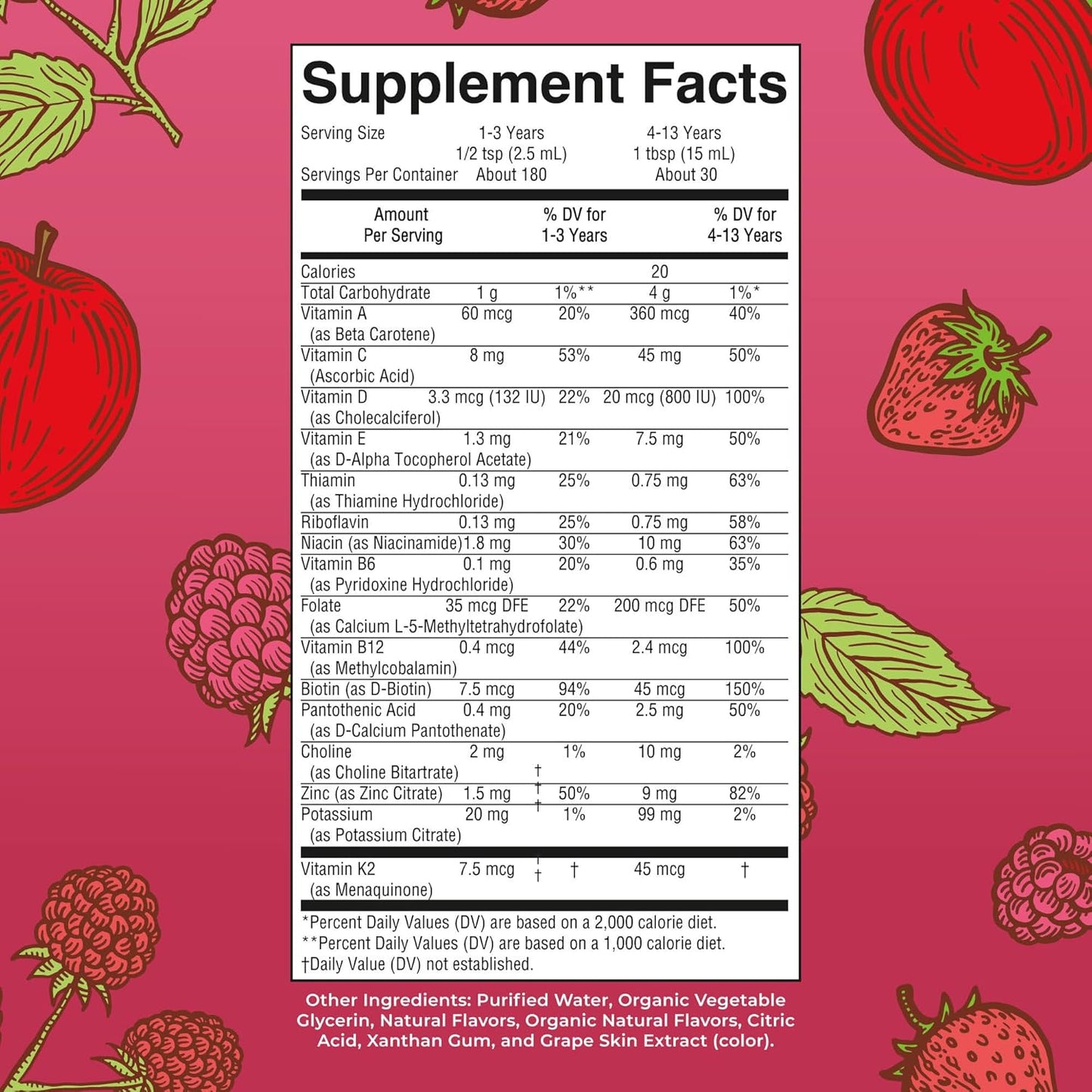 MaryRuth's Kids Liquid Morning Multivitamin | Kids Multivitamin | Immune Support | Vitamin C & D | Kids Vitamins | Kids Vitamins multivitamin | Vegan | 30-180 Servings | 15.22 fl oz - Nirvana Guru