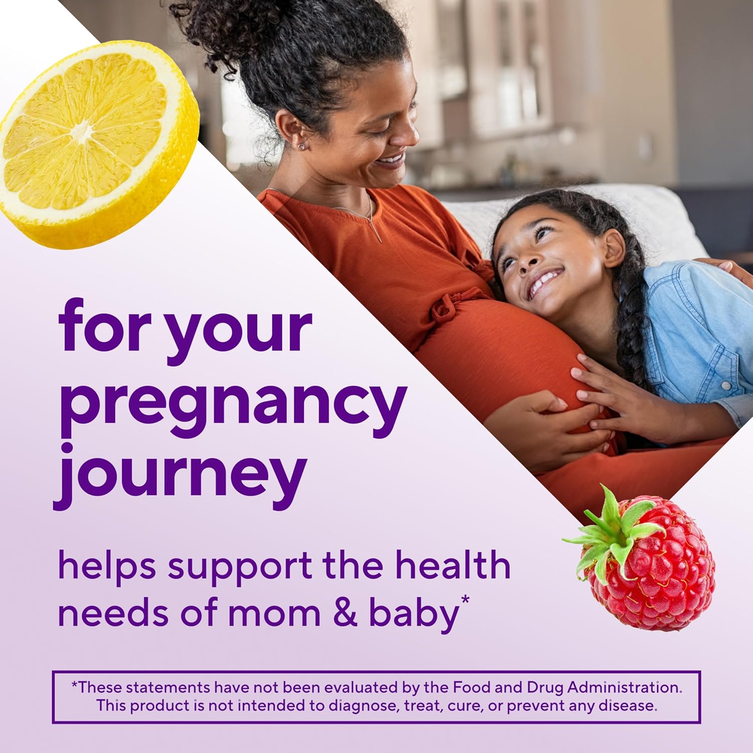 vitafusion PreNatal Gummy Vitamins, Raspberry Lemonade Flavor, Prenatal Vitamin Supplement for Women with Folate and DHA, 45 Day Supply, 90 Count Nirvana Guru