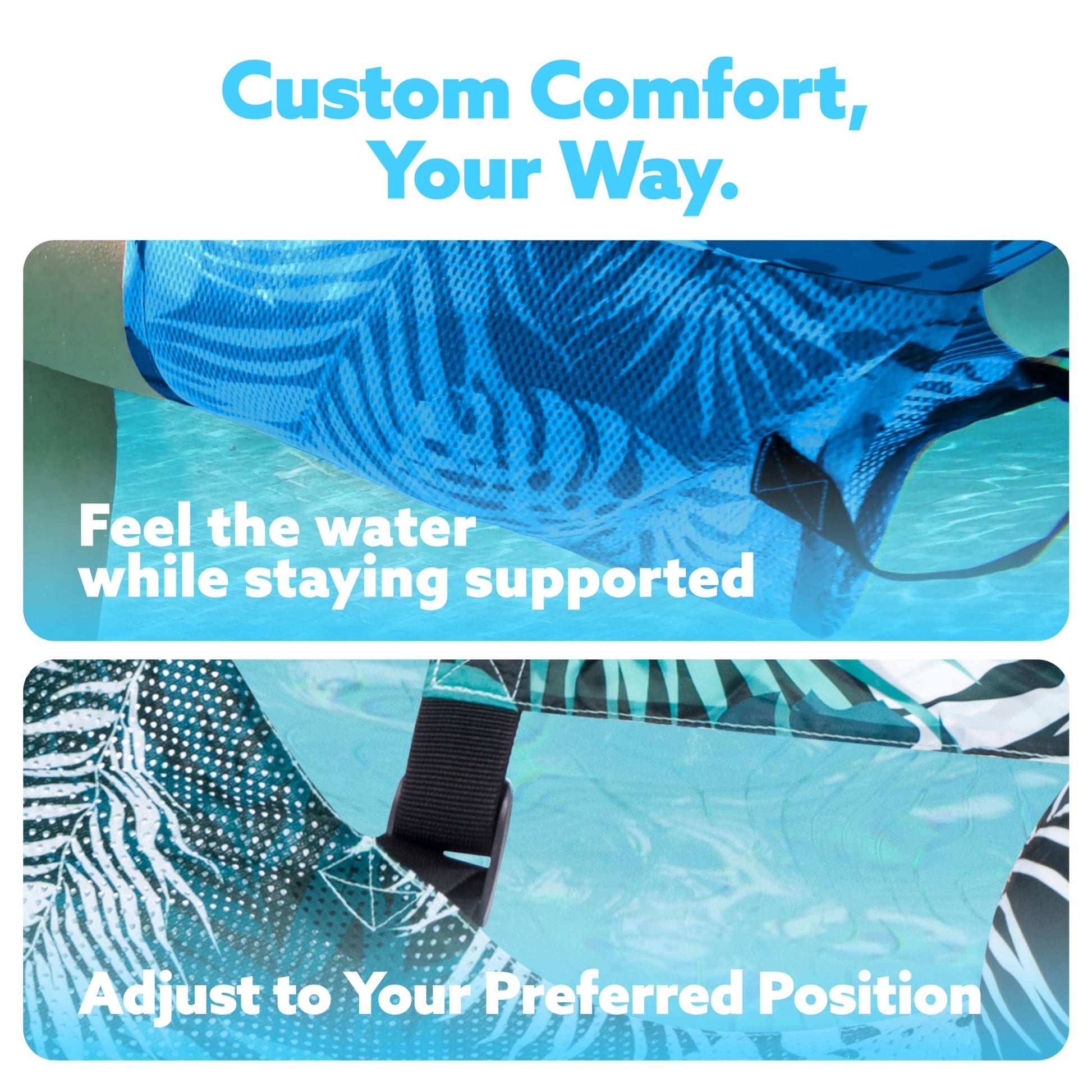 SLOOSH Inflatable Pool Floats Adult,2 Packs Floating Lounge Chairs,Blow up Pool Noodles for Adult Heavy Duty,Floating Chair for Party Summer Water Beach Lake Fun Nirvana Guru