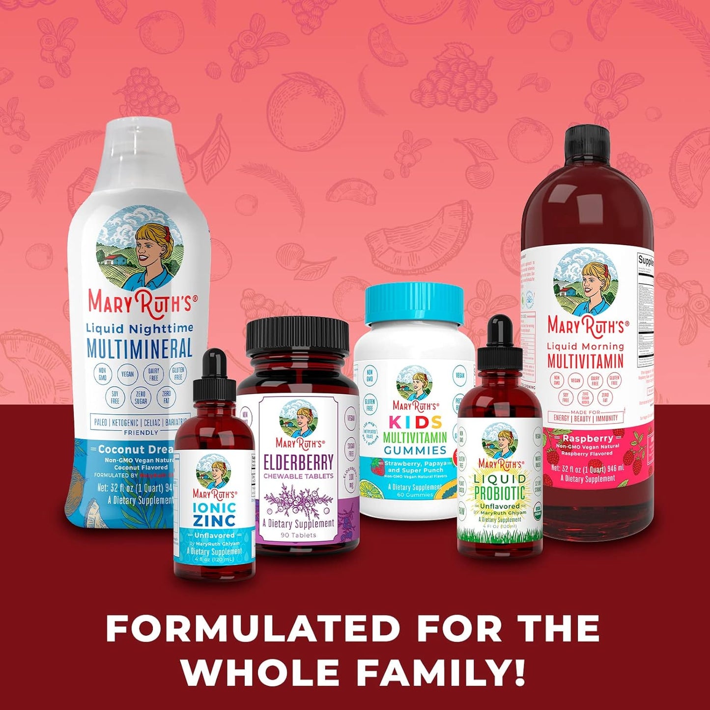 MaryRuth Organics Prenatal & Postnatal Omega-3 Liquid Drops 800mg DHA & 8mg of EPA Per Serving | Overall Wellness for Mom & Baby | 2oz - Nirvana Guru