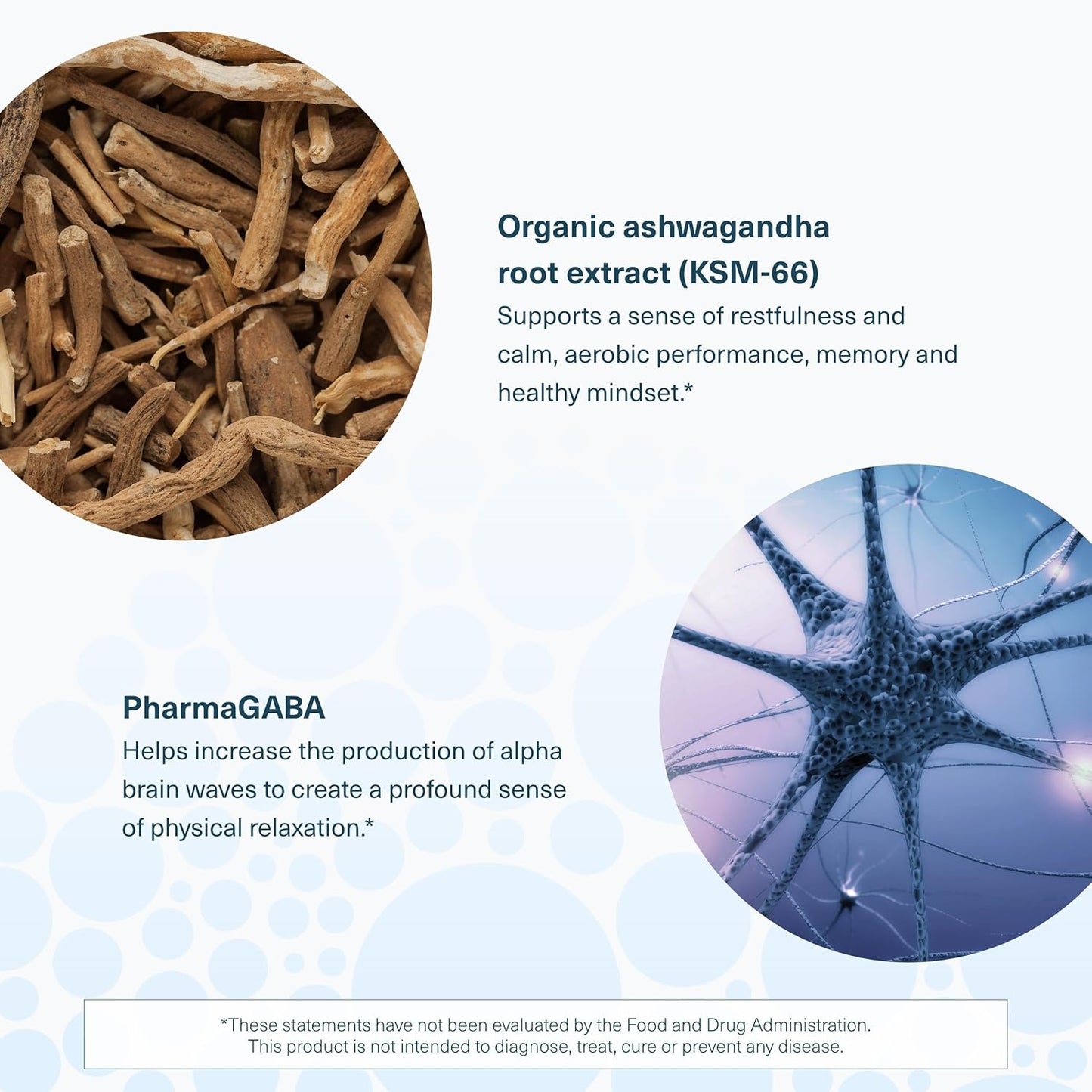 Youtheory Ashwagandha + GABA - Uses KSM-66-1,000 mg Ashwagandha & 100 mg GABA - Cortisol, Stress & Memory Support Supplement - 60 Vegetarian Capsules - Nirvana Guru