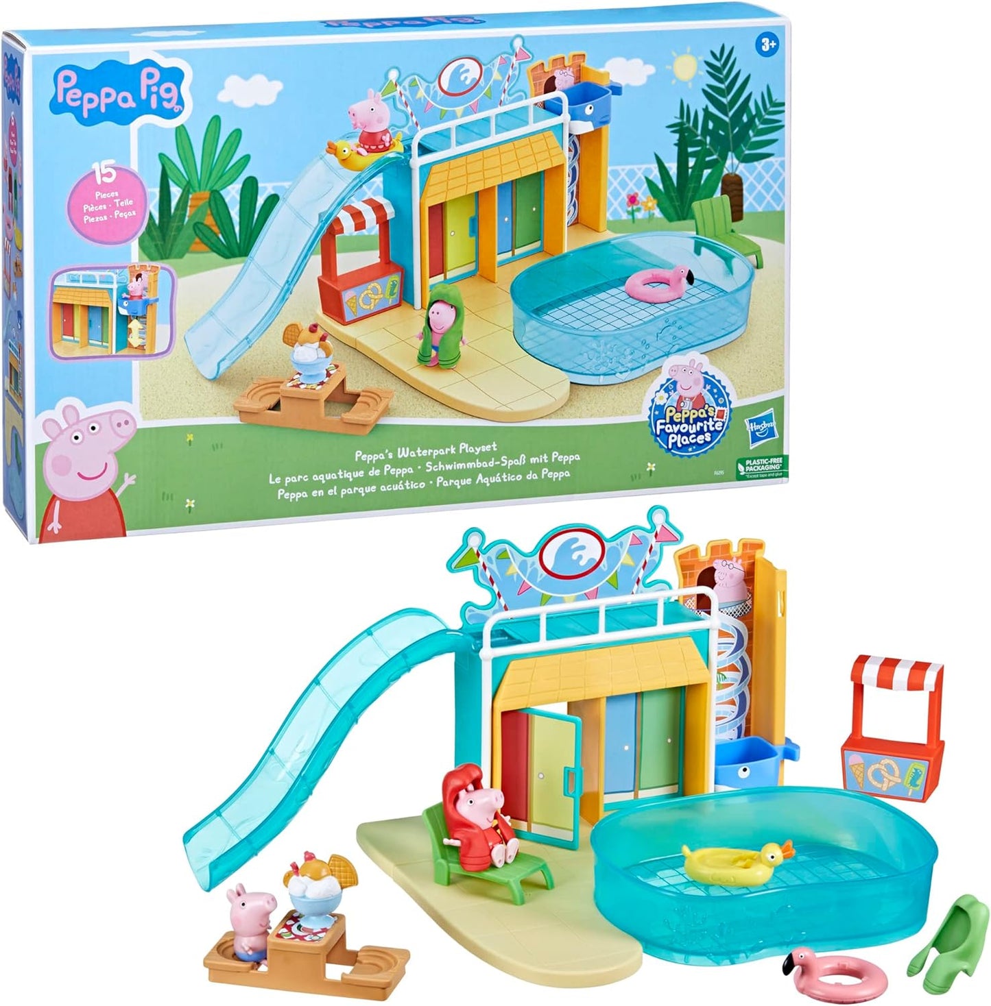 Peppa Pig Waterpark Playset with 2 Figures, Preschool Toys for 3+ Girls and Boys Nirvana Guru