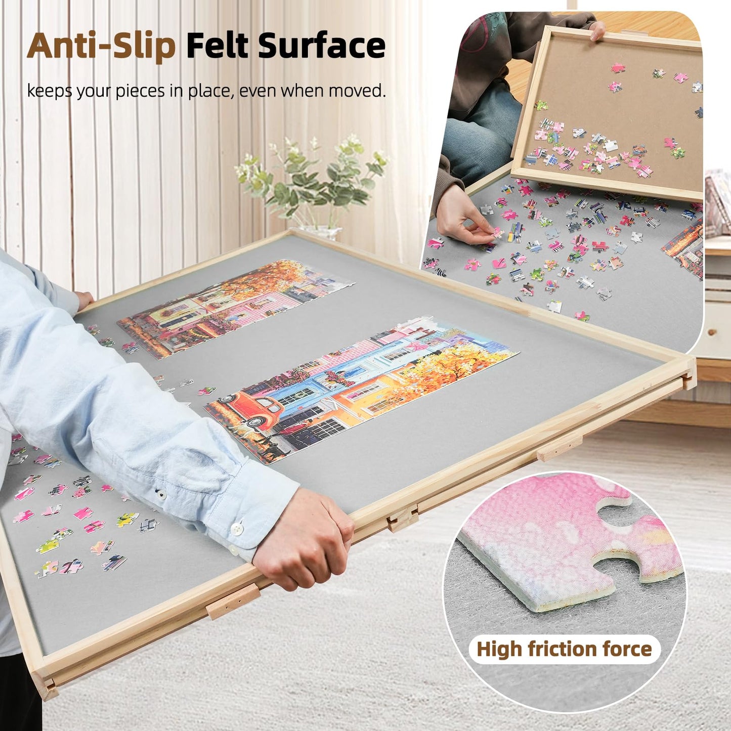 ALL4JIG 1500 Piece Rotating Puzzle Board with Drawers and Cover,25"x34"Portable Wooden Jigsaw Puzzle Table for Adults Portable,Lazy Susan Spinning Puzzle Boards Birthday Gift for mom Nirvana Guru