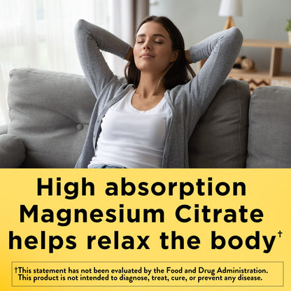 Nature Made Magnesium Citrate 250 mg per serving, Magnesium Supplement for Muscle, Nerve, Bone and Heart Support, 120 Softgels, 60 Day Supply - Nirvana Guru