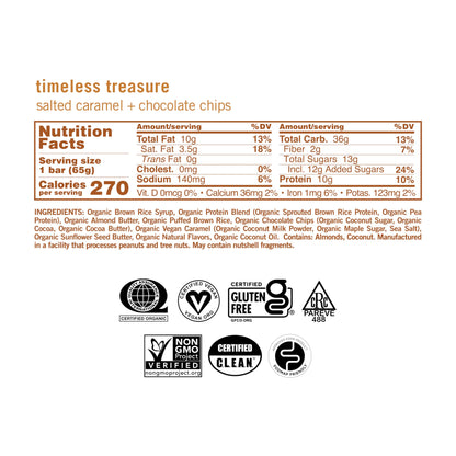 Gomacro, Nutrition Bar Oatmeal Chocolate Chip Organic 12 Count, 2.3 Ounce