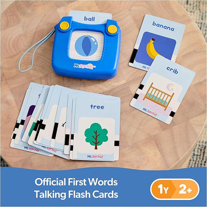Ms. Rachel Official First Words Talking Flash Cards with Electronic Reader, 100 Words, Educational Toys & Toddler Toys for Girls & Boys Ages 1-2+ nirvanaguru