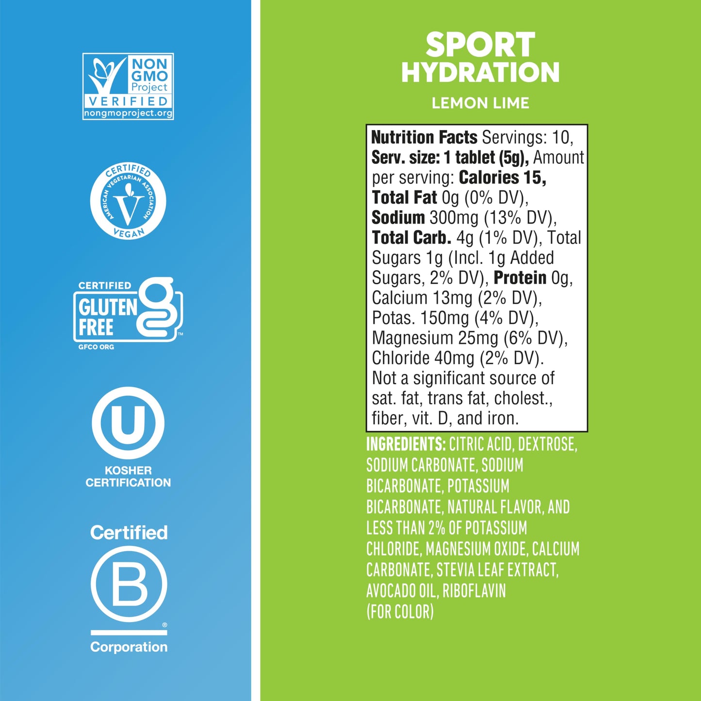 Nuun Sport Electrolyte Tablets with Magnesium, Calcium, Potassium, Chloride & Sodium, Gluten Free & Vegan, Strawberry Lemonade, 4 Pack (40 Servings Total)