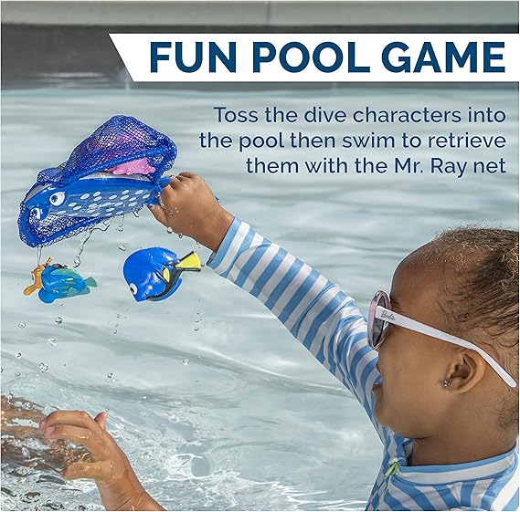 SwimWays Disney Finding Dory Mr. Ray's Dive and Catch Game, Bath Toys and Pool Party Supplies for Kids Ages 5 and Up nirvanaguru