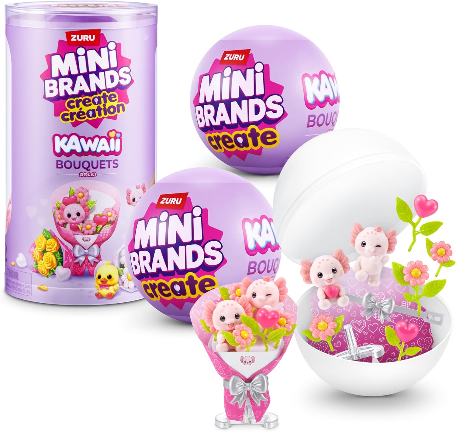 ZURU Mini Brands Create Kawaii Bouquets Mystery Capsule DIY Mini Collectible Toy zuru