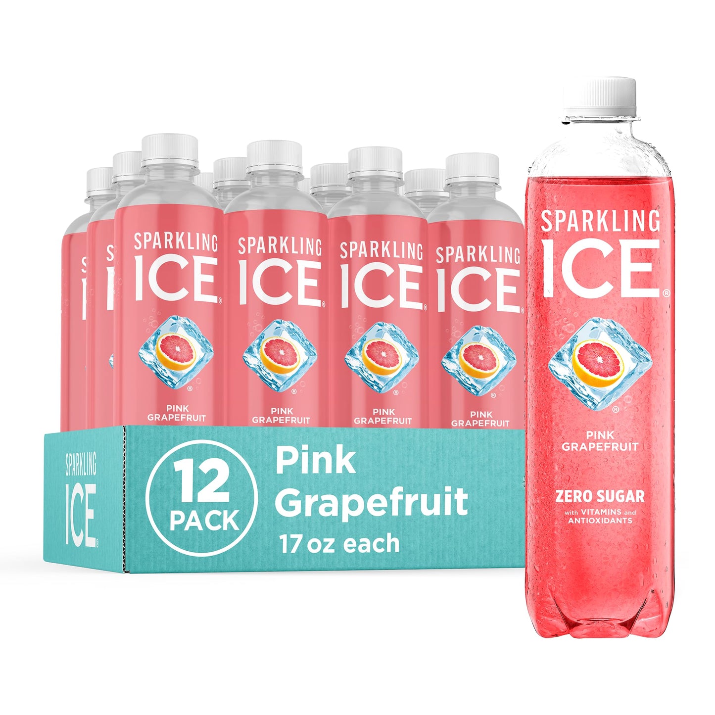 Sparkling Ice, Black Raspberry Sparkling Water, Zero Sugar Flavored Water, with Vitamins and Antioxidants, Low Calorie Beverage, 17 fl oz Bottles (Pack of 12) - Nirvana Guru