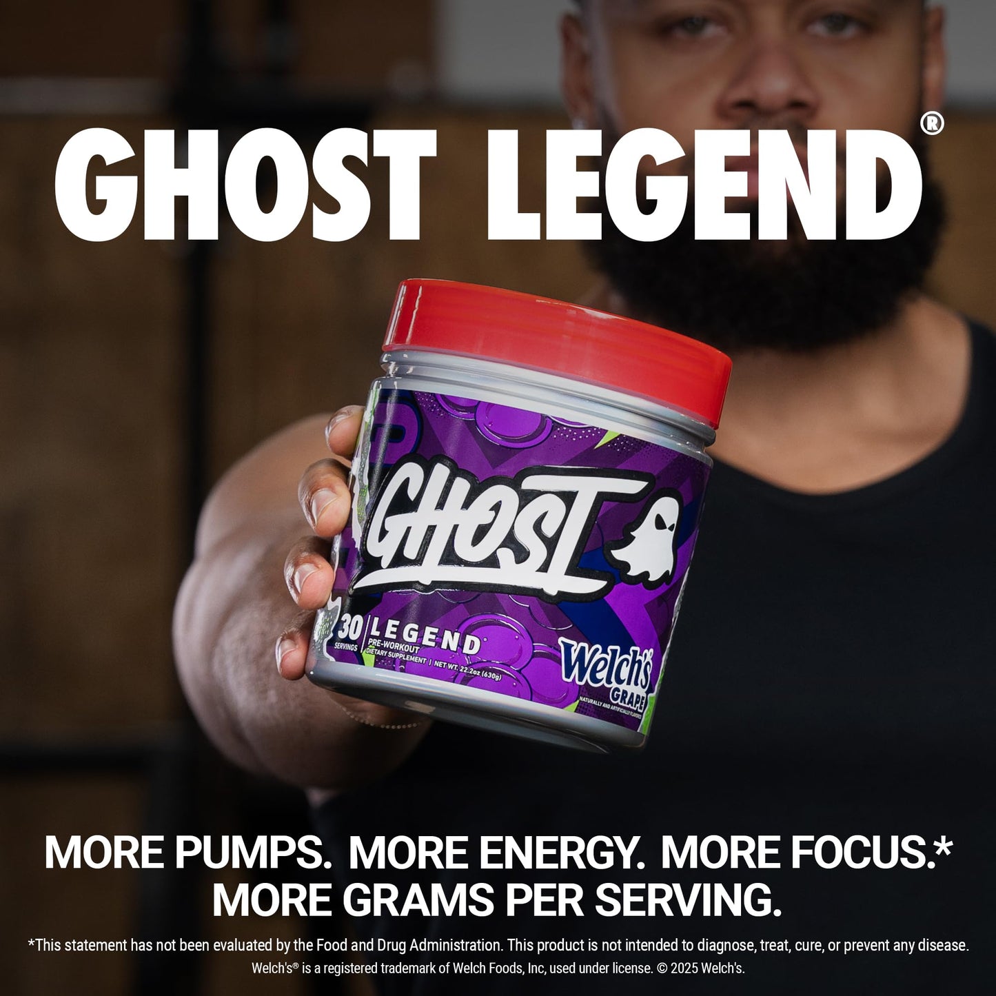 GHOST Legend Pre-Workout Powder, Blue Raspberry - 30 Servings – Pre-Workout for Men & Women with Choline, L-Citrulline, & Beta Alanine for Energy & Focus Nirvana Guru