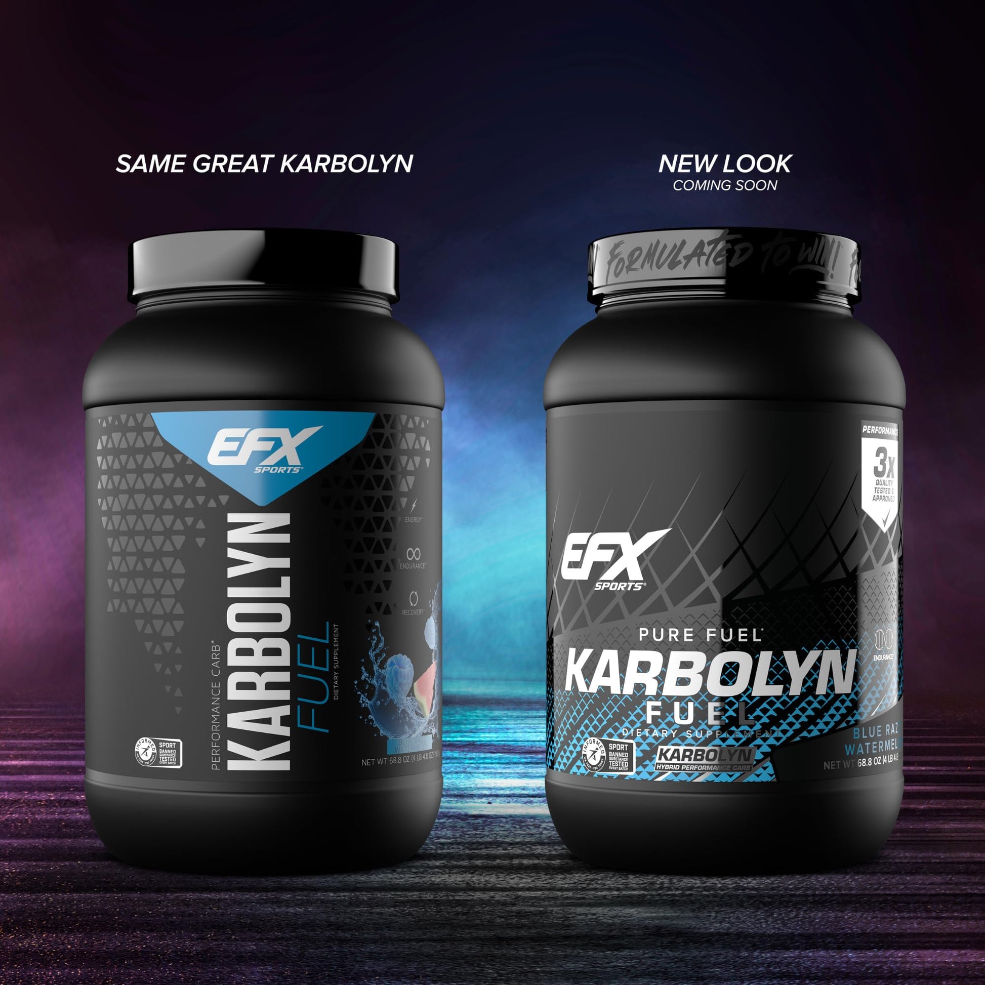 EFX Sports Karbolyn Fuel | Fast-Absorbing Carbohydrate Powder | Carb Load, Sustained Energy, Quick Recovery | Stimulant Free | 39 Servings (Neutral) Nirvana Guru