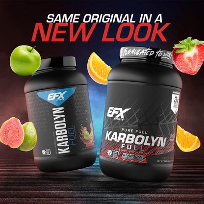 EFX Sports Karbolyn Fuel | Fast-Absorbing Carbohydrate Powder | Carb Load, Sustained Energy, Quick Recovery | Stimulant Free | 39 Servings (Neutral) Nirvana Guru