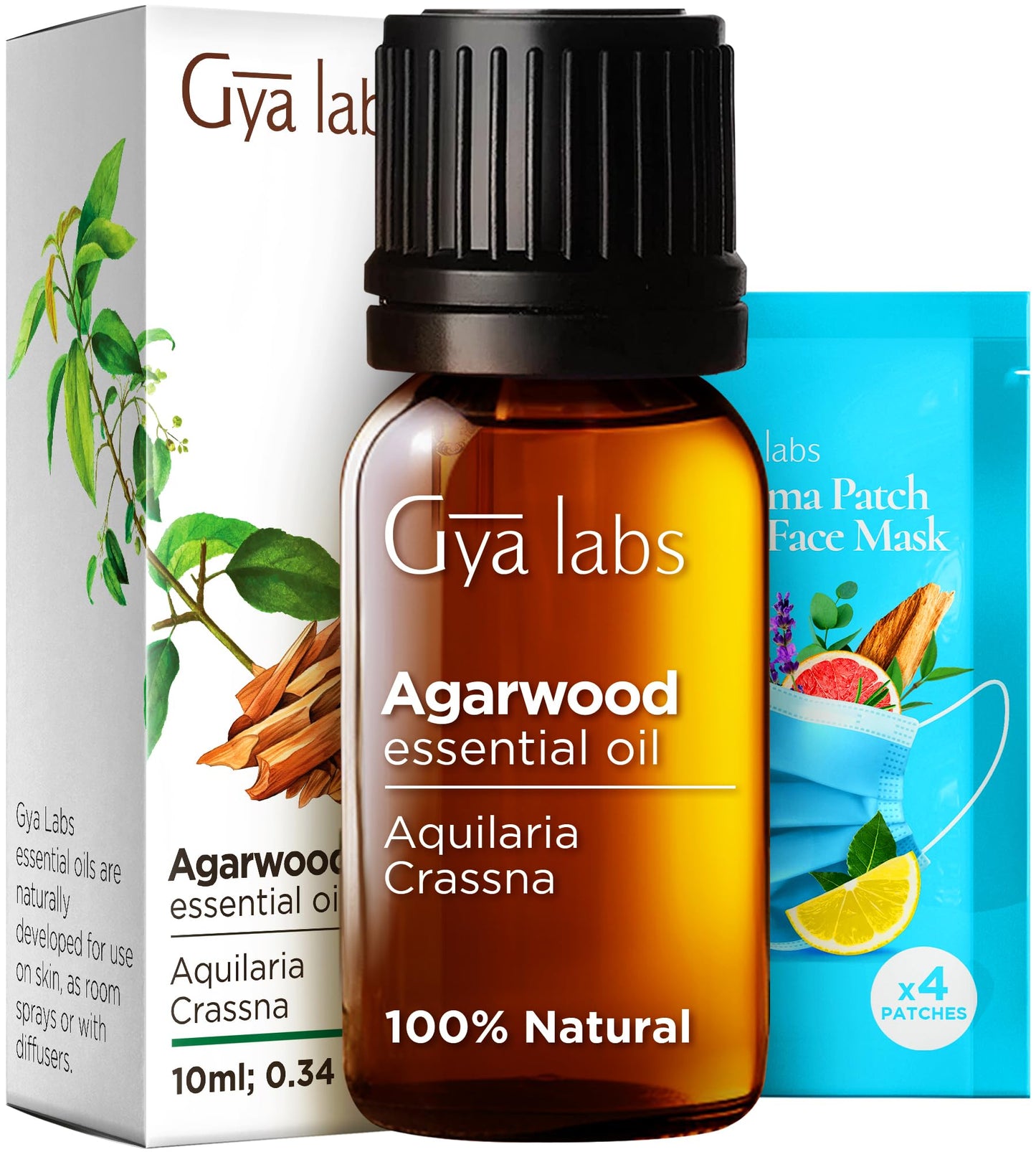 Gya Labs Frankincense Essential Oil for Face - 0.34 Fl Oz - 100% Pure Natural Frankincense Oil for Skin, Body Massages & Candle Making - Premium Grade for Wellness & Comfort - Woody & Calming Scent