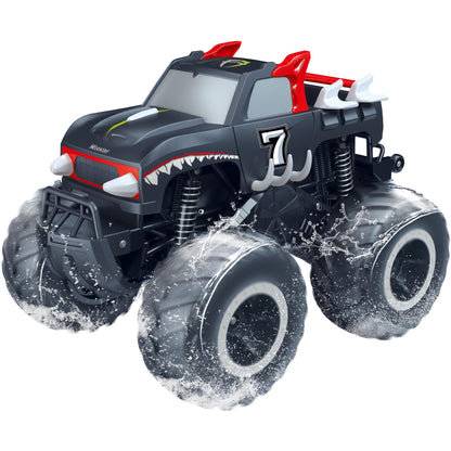 Threeking 1:16 Waterproof Monster Truck Toys RC Cars Amphibious Remote Control Car Trucks 4WD All Terrain Off-Road Pickup Toy for 6 7 8 9 10 11 12 Year Old Boys Girls Kids Gifts Presents Nirvana Guru