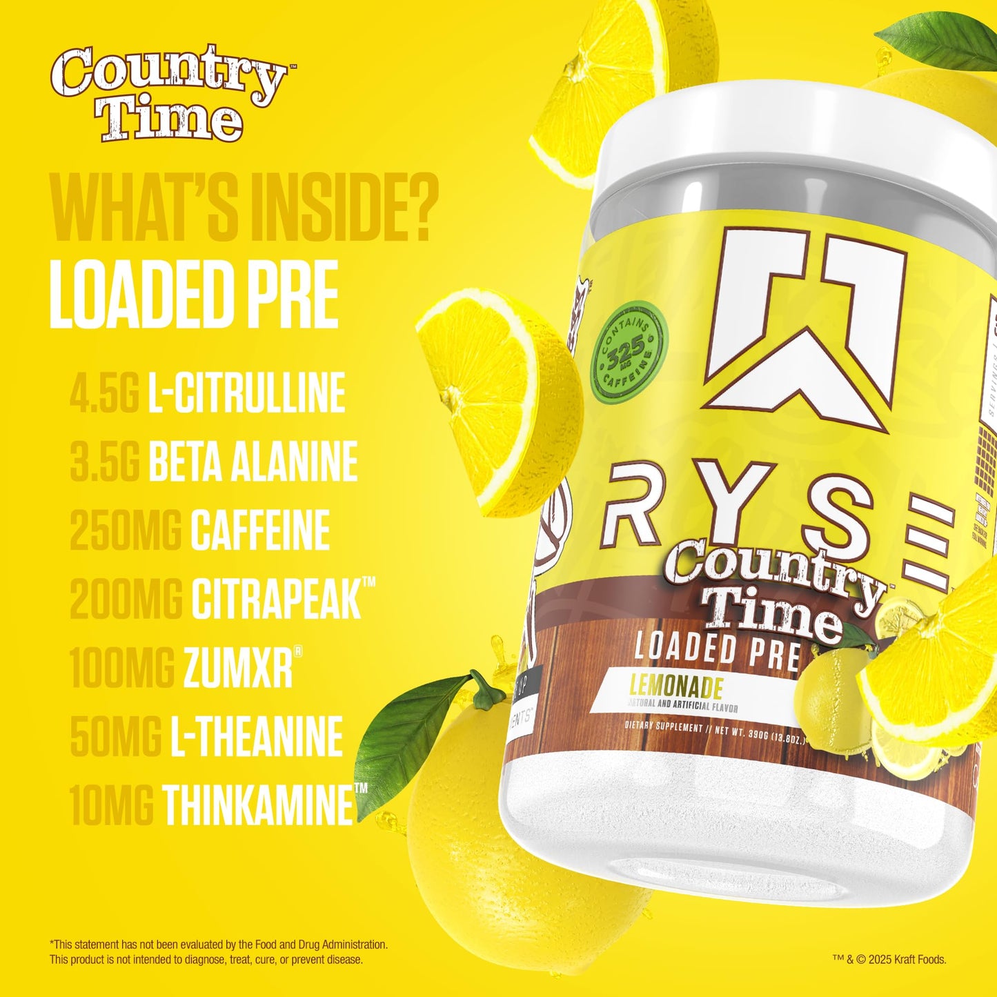 RYSE Loaded Pre Workout Powder - Ring Pop Cherry - Daily Pre-Workout for Men & Women with 325mg Caffeine, Beta Alanine, and Citrulline for Pump, Focus, and Energy - 30 Servings Nirvana Guru