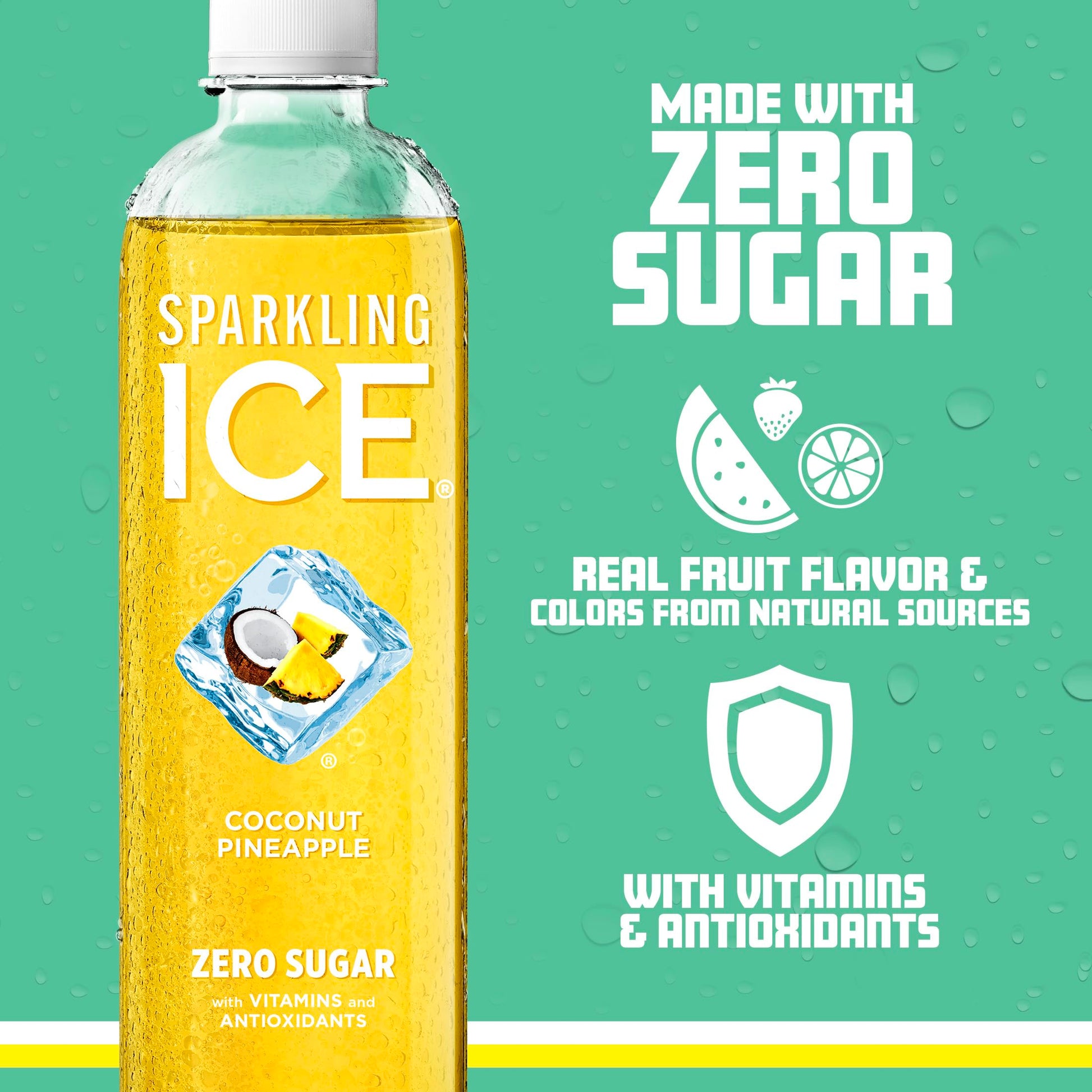 Sparkling Ice, Black Raspberry Sparkling Water, Zero Sugar Flavored Water, with Vitamins and Antioxidants, Low Calorie Beverage, 17 fl oz Bottles (Pack of 12) - Nirvana Guru