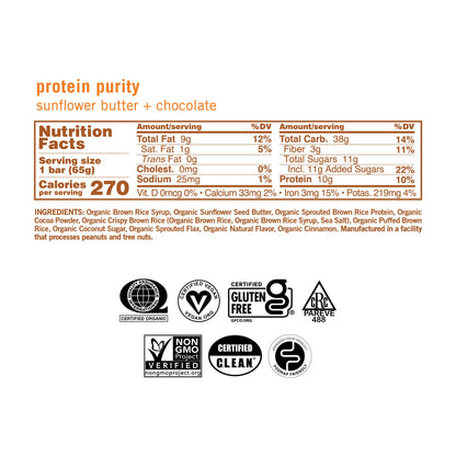 Gomacro, Nutrition Bar Oatmeal Chocolate Chip Organic 12 Count, 2.3 Ounce