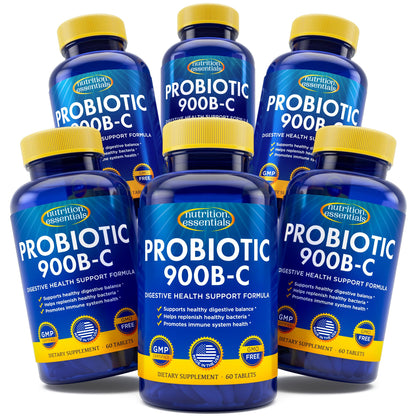 Nutrition Essentials Probiotics for Women and Men - with Lactase Enzyme and Prebiotic Fiber for Digestive Health - 80 Percent + More Potent Supplement for Gut Health Support - Vegan Formula Nirvana Guru