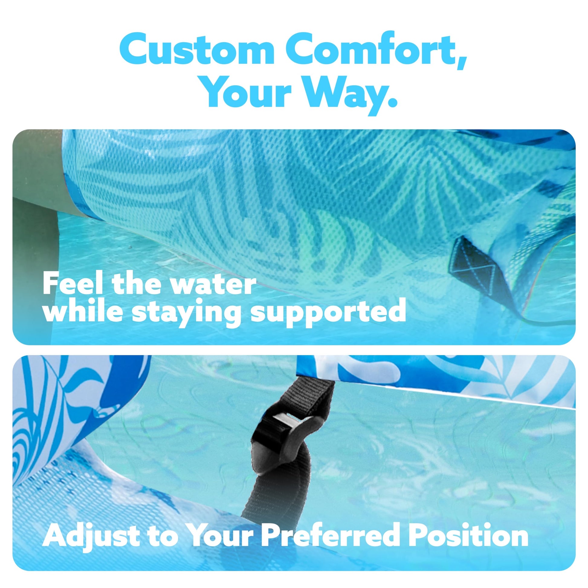 SLOOSH Inflatable Pool Floats Adult,2 Packs Floating Lounge Chairs,Blow up Pool Noodles for Adult Heavy Duty,Floating Chair for Party Summer Water Beach Lake Fun Nirvana Guru