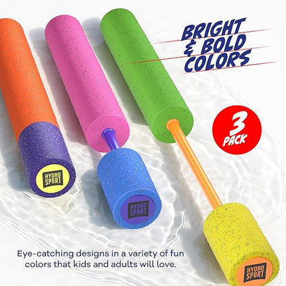 Water Guns For Kids - Outdoor Water Toys - Pool Toys for Kids Ages 4-8, 6-8, 8-10, 8-12 - Squirt Gun Blaster - Pool Games - Backyard Summer Party Activities - Kid Swim Toy for Girls, Boys, Teen - 3 Pk nirvanaguru