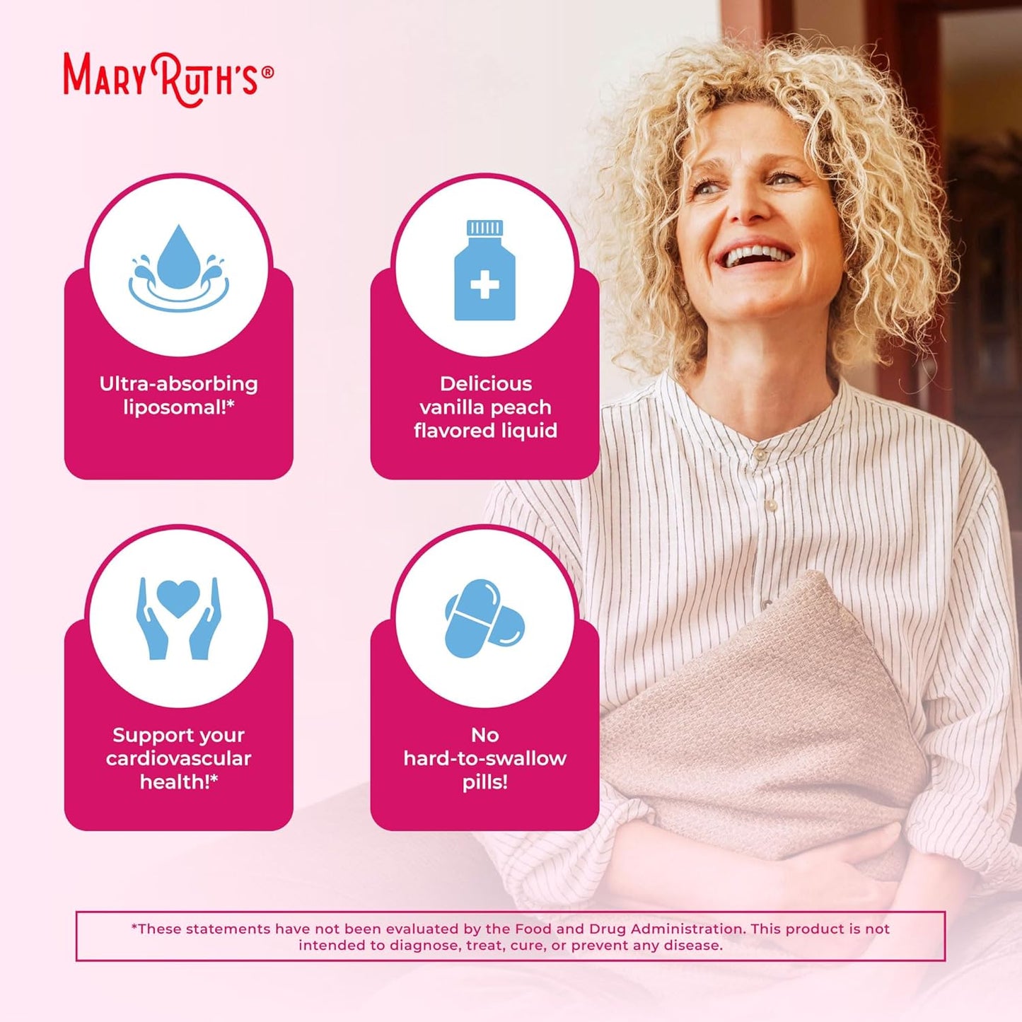 MaryRuth Organics Multivitamin for Women 40+, Womens Multivitamin Liposomal, Immune Support Supplement, Energy Supplements & Sleep Aid, Vegan, Sugar Free, Non-GMO, 15.22 Fl Oz - Nirvana Guru