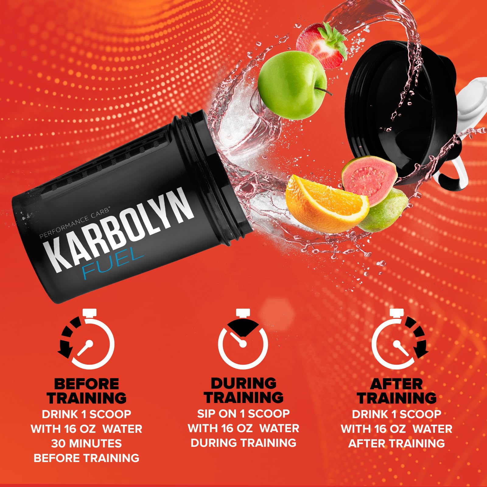 EFX Sports Karbolyn Fuel | Fast-Absorbing Carbohydrate Powder | Carb Load, Sustained Energy, Quick Recovery | Stimulant Free | 39 Servings (Neutral) Nirvana Guru
