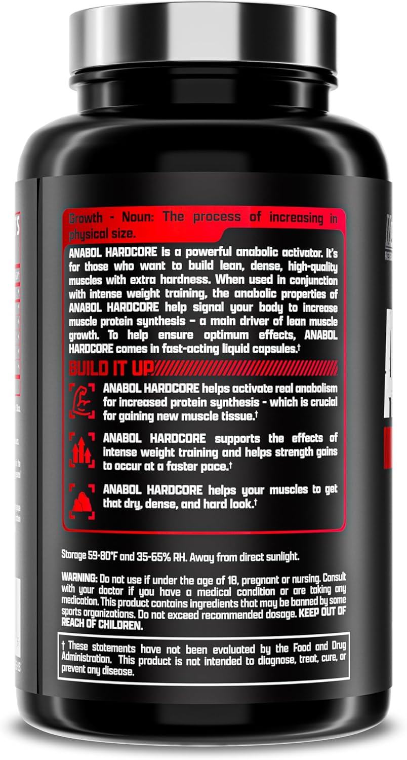 Nutrex Research Anabol Hardcore & Vitadapt Complete Sports Multivitamin with KSM-66 Ashwagandha Nirvana Guru