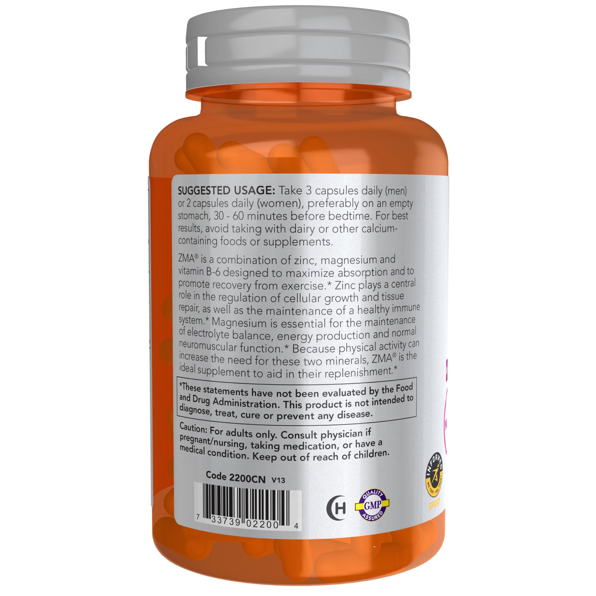 NOW Foods Sports Nutrition, ZMA (Zinc, Magnesium and Vitamin B-6), Enhanced Absorption, Sports Recovery*, 180 Capsules Nirvana Guru