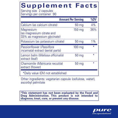 Pure Encapsulations Muscle Cramp/Tension Formula | Hypoallergenic Supplement to Reduce Occasional Muscle Cramps/Tension and Promote Relaxation | 60 Capsules - Nirvana Guru