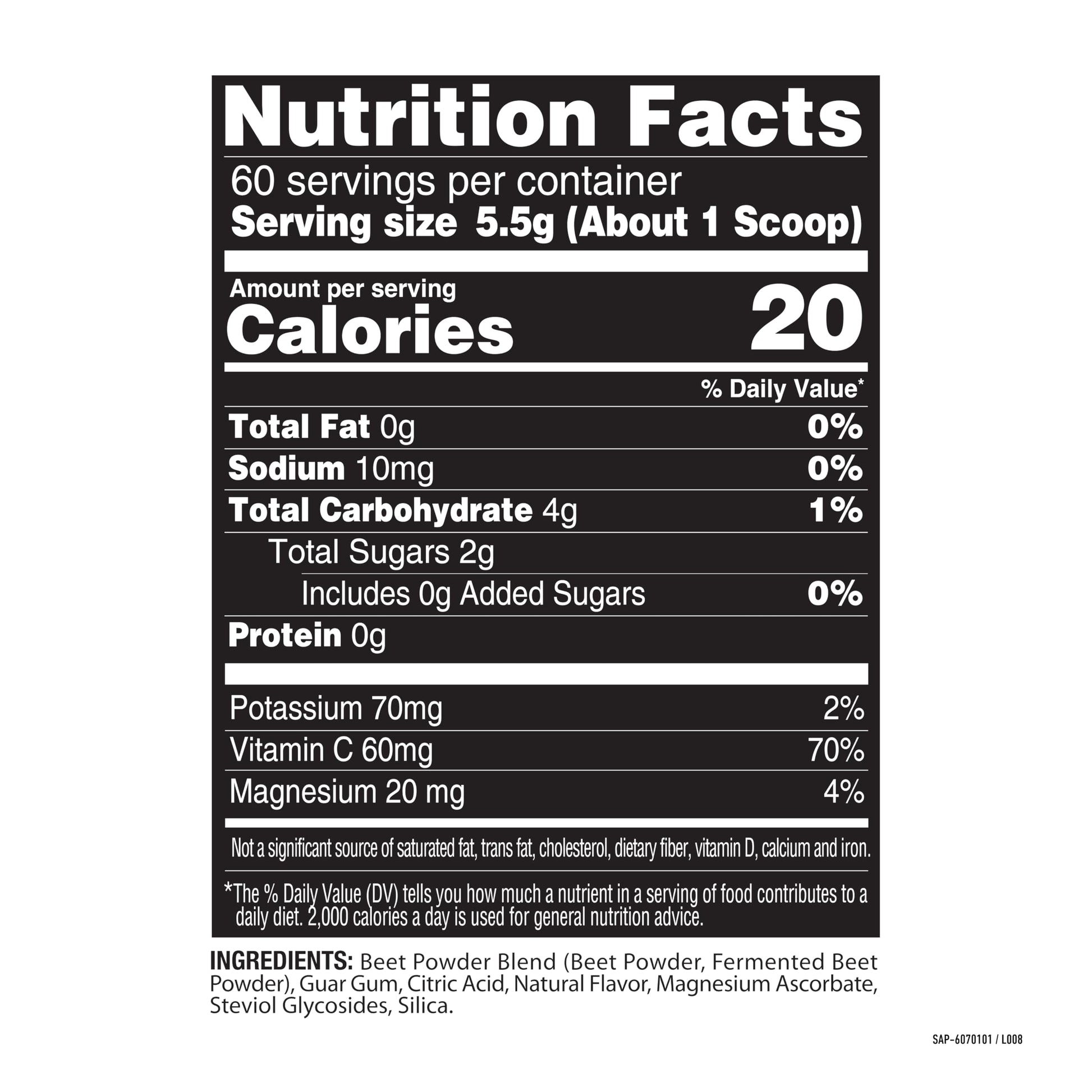 Nature Fuel Power Beets Powder, Delicious Mixed Berry, Concentrated Superfood Supplement, Supports Circulation, Natural Energy & Stamina, Non-GMO, 60 Servings (Packaging May Vary) Nirvana Guru