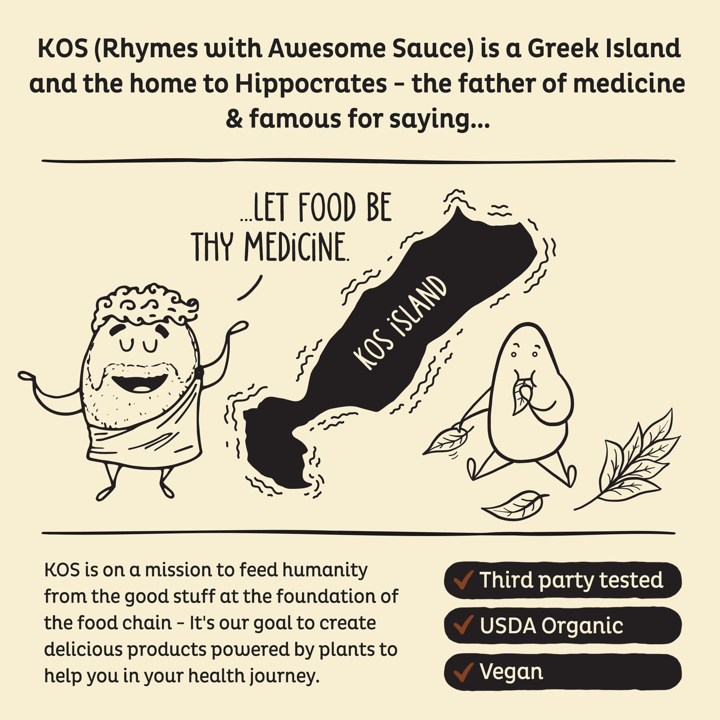 KOS Vegan Protein Powder Erythritol Free, Vanilla USDA Organic - Pea Protein Blend, Plant Based Superfood Rich in Vitamins & Minerals - Keto, Dairy Free - Meal Replacement for Women & Men, 28 Servings - Nirvana Guru