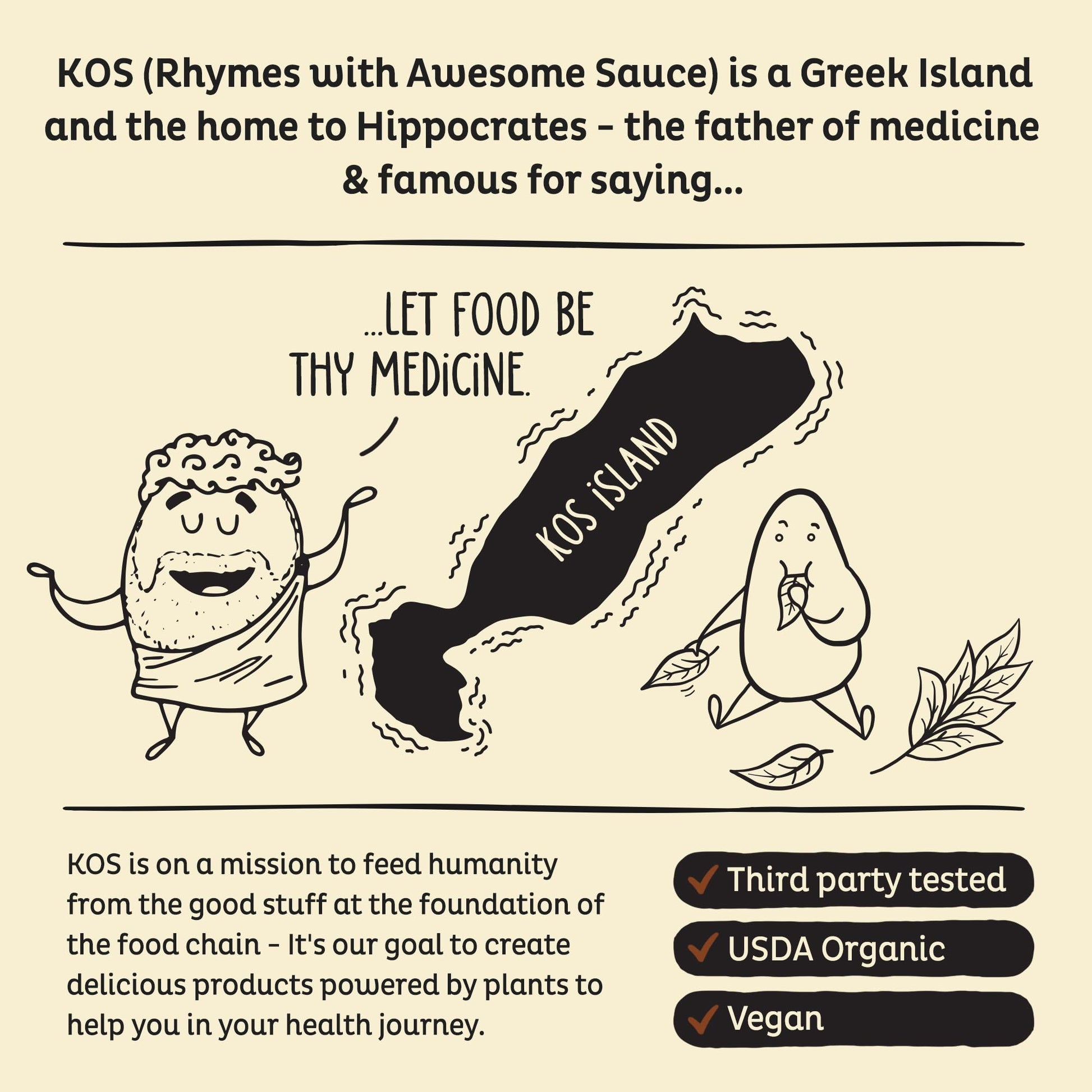 KOS Vegan Protein Powder Erythritol Free, Vanilla USDA Organic - Pea Protein Blend, Plant Based Superfood Rich in Vitamins & Minerals - Keto, Dairy Free - Meal Replacement for Women & Men, 28 Servings - Nirvana Guru