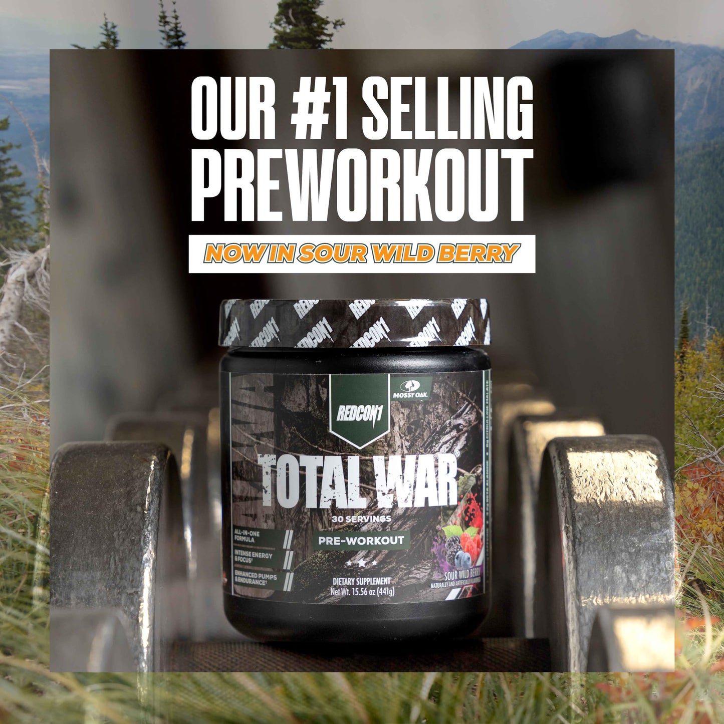REDCON1 Total War Pre Workout Powder, Blue Lemonade - Beta Alanine + Citrulline Malate Keto Friendly Preworkout for Men & Women with 320mg of Caffeine - Fast Acting (30 Servings) Nirvana Guru