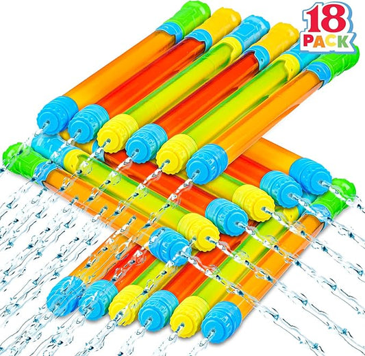 JOYIN 18 Pack 16.5'' Water Gun,Super Soaker Blaster Squirt Guns, Bulk Summer Outdoor Swimming Pool, Backyard, Beach Water Game Fighting Play Pool Toys Nirvana Guru