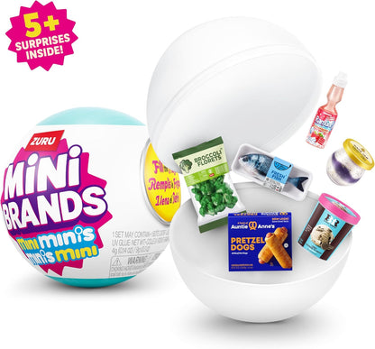 ZURU Mini Brands Fill the Fridge Mini Fridge Playset 1 Fridge 2 Capsules Mini Brand