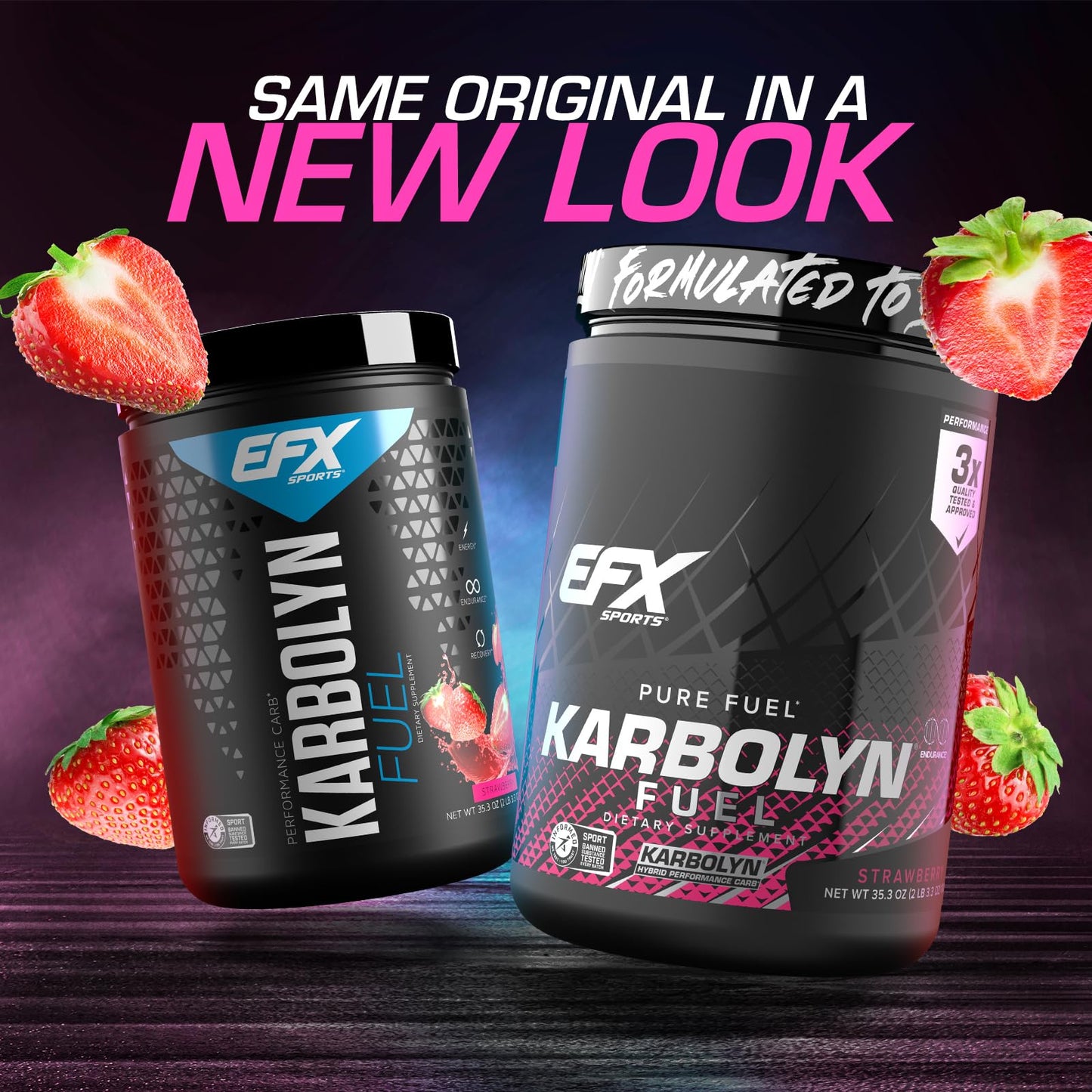 EFX Sports Karbolyn Fuel | Fast-Absorbing Carbohydrate Powder | Carb Load, Sustained Energy, Quick Recovery | Stimulant Free | 39 Servings (Neutral) Nirvana Guru