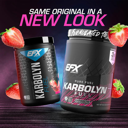 EFX Sports Karbolyn Fuel | Fast-Absorbing Carbohydrate Powder | Carb Load, Sustained Energy, Quick Recovery | Stimulant Free | 39 Servings (Neutral) Nirvana Guru