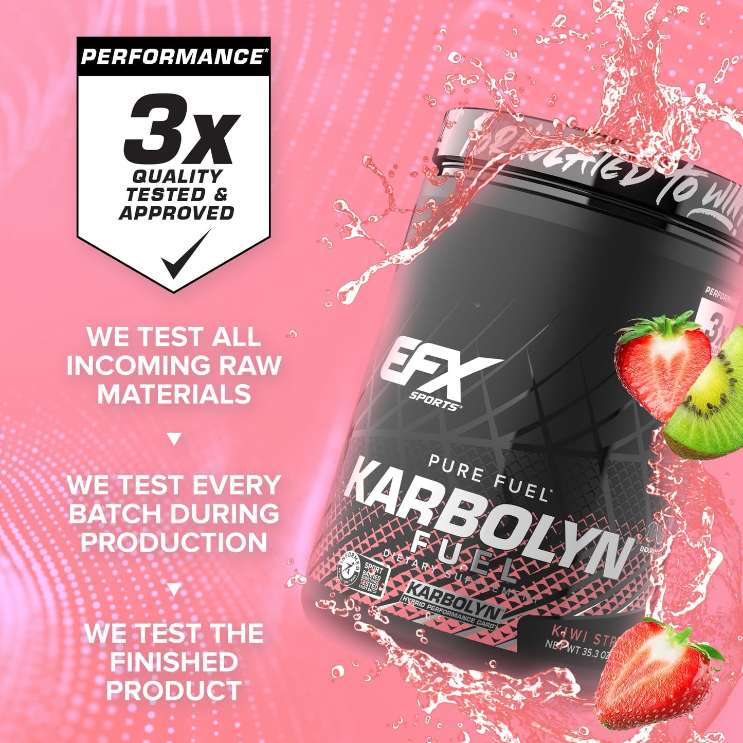 EFX Sports Karbolyn Fuel | Fast-Absorbing Carbohydrate Powder | Carb Load, Sustained Energy, Quick Recovery | Stimulant Free | 39 Servings (Neutral) Nirvana Guru