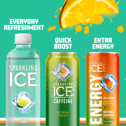 Sparkling Ice, Black Raspberry Sparkling Water, Zero Sugar Flavored Water, with Vitamins and Antioxidants, Low Calorie Beverage, 17 fl oz Bottles (Pack of 12) - Nirvana Guru