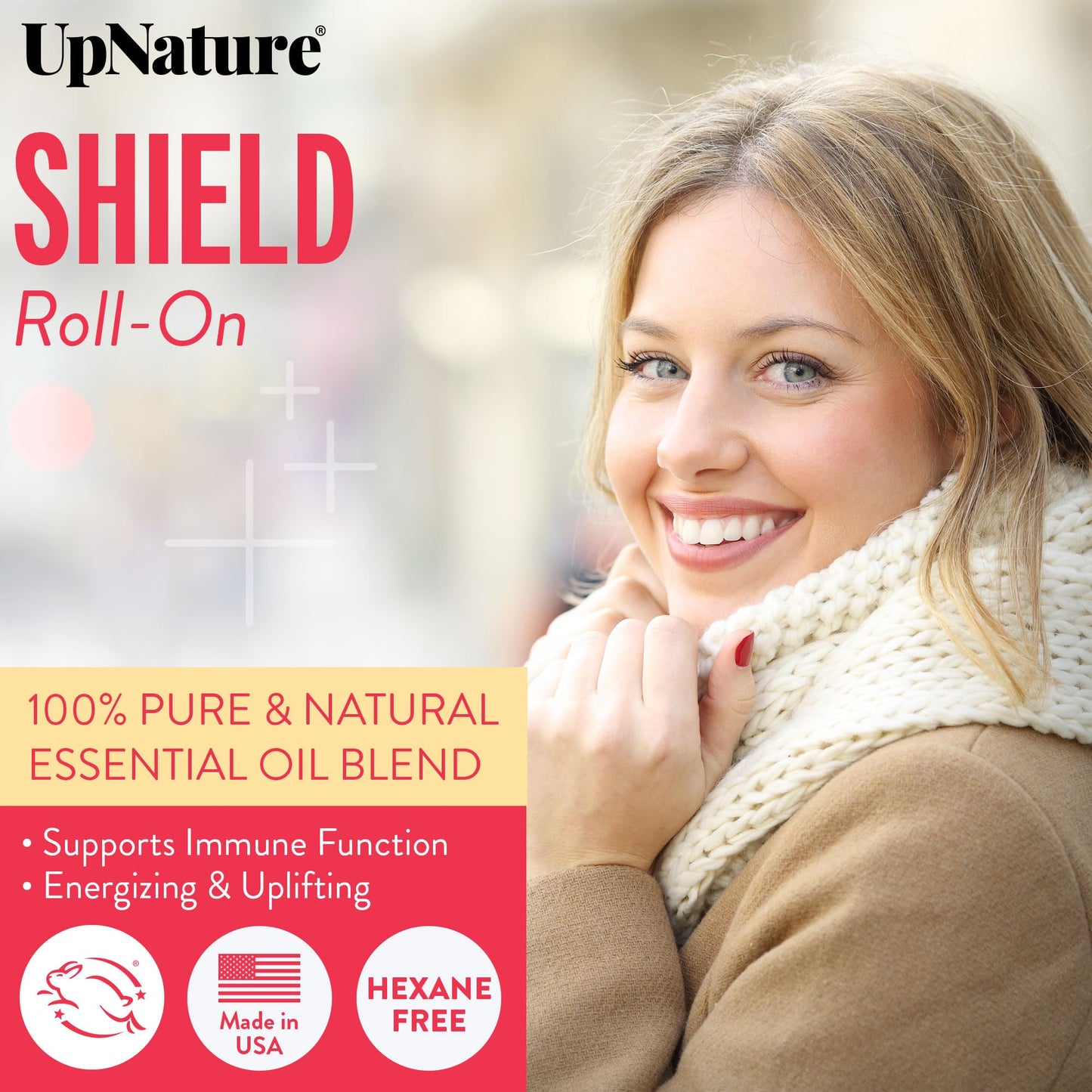 UpNature Lavender Essential Oil Pure Roll On - 100% Natural Lavender Oil for Skin