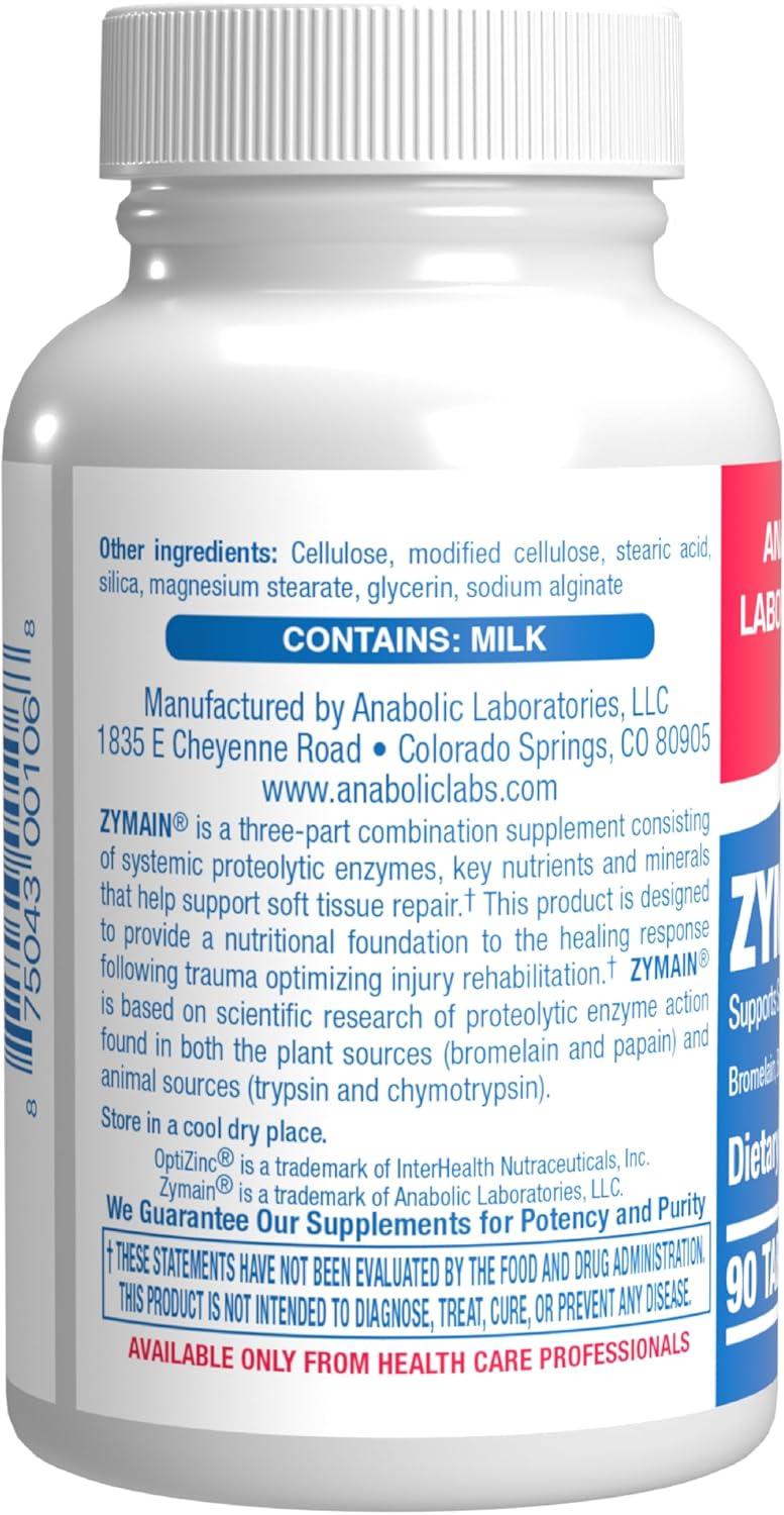 Cartilage Ligament and Tendon Supplement - Clinical Restorative Joint Support Formula with Bovine Cartilage Minerals and Proteolytic Enzymes for Enhanced Comfort Mobility Zymain 90 Support Nirvana Guru