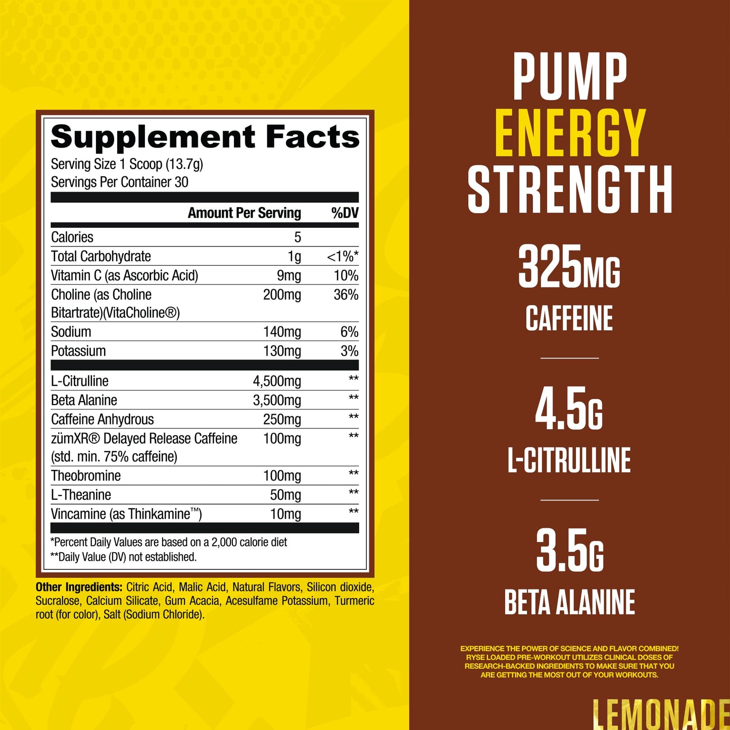 RYSE Loaded Pre Workout Powder - Ring Pop Cherry - Daily Pre-Workout for Men & Women with 325mg Caffeine, Beta Alanine, and Citrulline for Pump, Focus, and Energy - 30 Servings Nirvana Guru