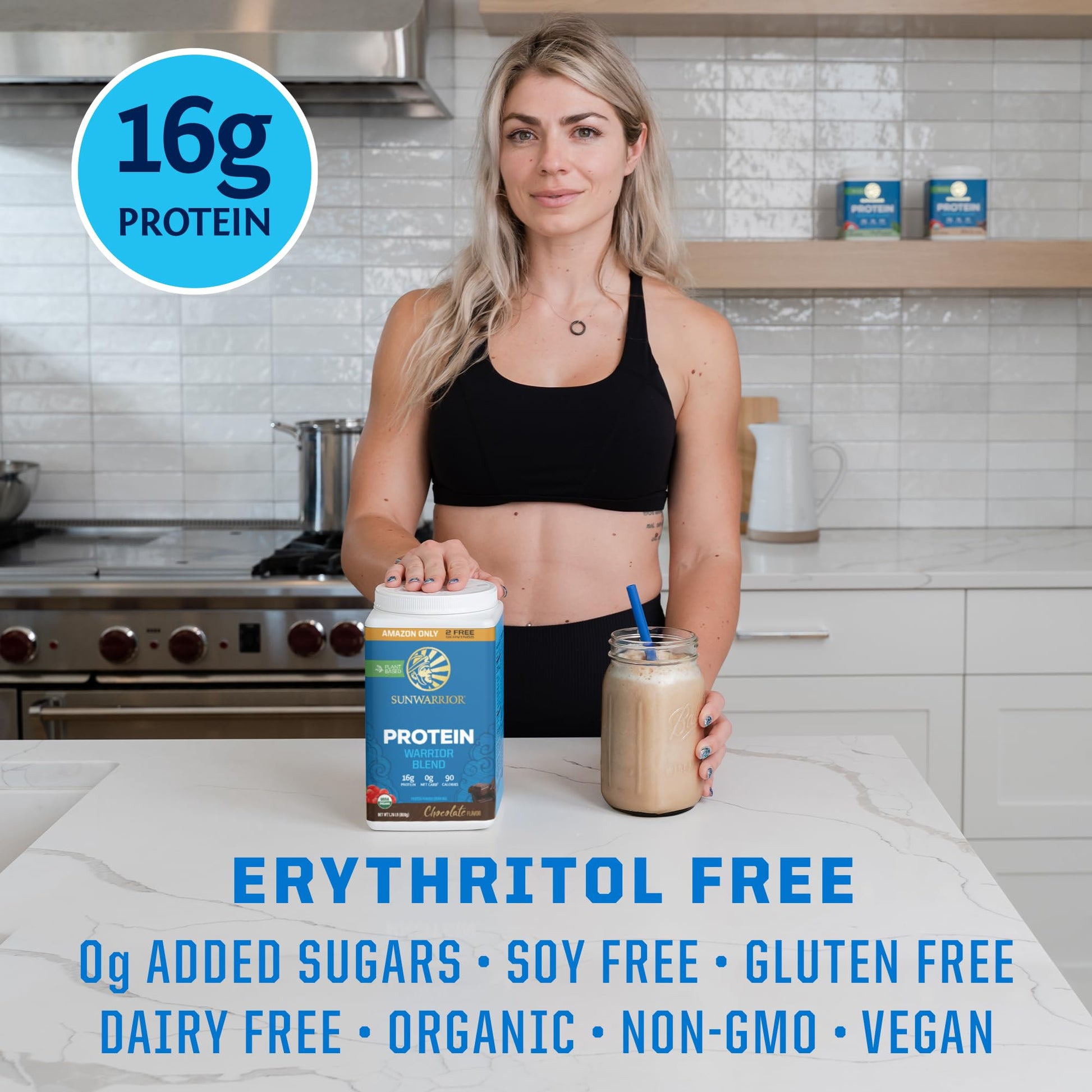 Organic Plant Based Protein Powder | Vegan Organic Protein Powder Vanilla Flavored with BCAA Amino Acids & Hemp Seed Pea Blend | Non-GMO Soy Dairy Filler & Gluten Free (Vanilla, 32 Servings) - Nirvana Guru