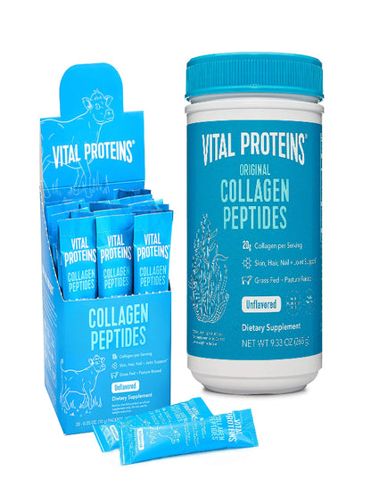Vital Proteins, Unflavored Collagen Peptides, 20 Ounce - Nirvana Guru