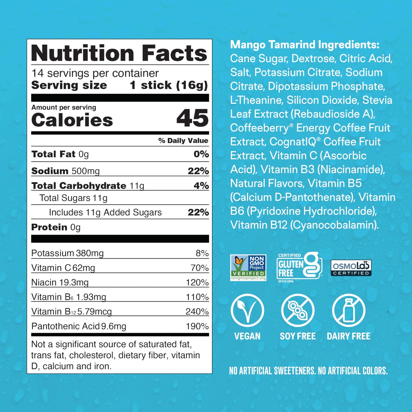 Liquid I.V.® Hydration Multiplier +Energy - BlackBerry Peach | Electrolyte Powder Drink Mix | 1 Pack (14 Servings) - Nirvana Guru